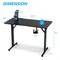 Costway Gaming Desk Home Office PC Computer Desk w/LED Lignt&Gaming Handle Rack